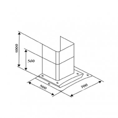 Máy hút mùi Chefs EH-R502E7T