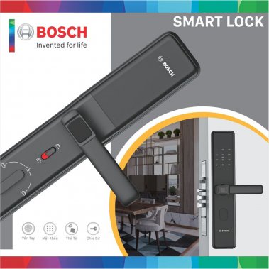 Khóa Cửa Vân Tay BOSCH ID 30B EU BLACK (Màu đen)