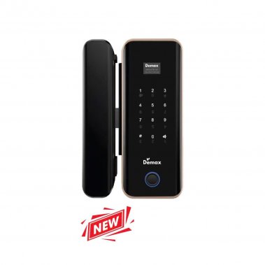 Khóa vân tay cửa kính Demax EL800G AC / EL800G BL App Wifi 