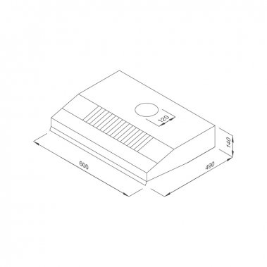 Máy hút khử mùi classic Malloca H342.6 NEW