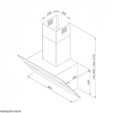 Máy hút khói khử mùi Malloca HORIZON K1574