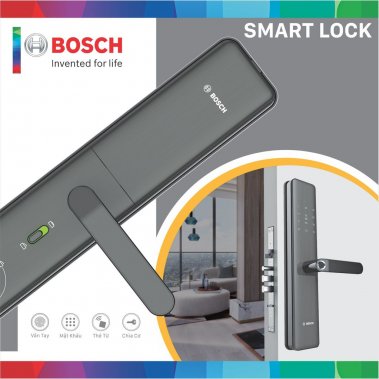 Khóa Cửa Vân Tay BOSCH ID 40PKB (Màu đen)