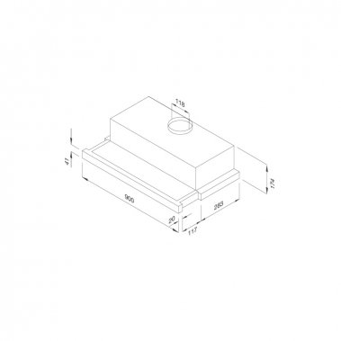 Máy hút mùi âm tủ Malloca K1509