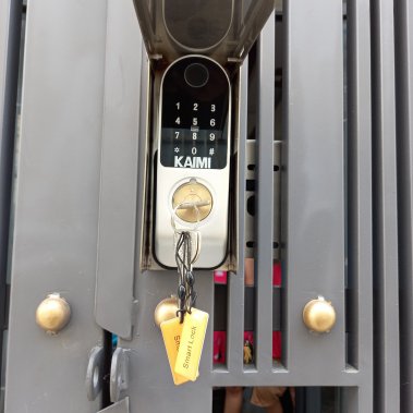 Khoá cổng Kaimi CS101 - vân tay 1 mặt