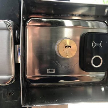 Khóa cửa cổng KAIMI CS101 - vân tay 2 mặt