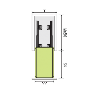 Kệ đựng dao thớt inox hộp Grob (GH-20; GH-25; GH-30; GH-35; GH-40)