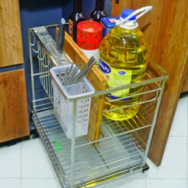 Kệ đựng dao thớt inox SUS304 nan dẹt GROB GC304-20 (GC304-25; GC304-30; GC304-35; GC304-40; GC304-20