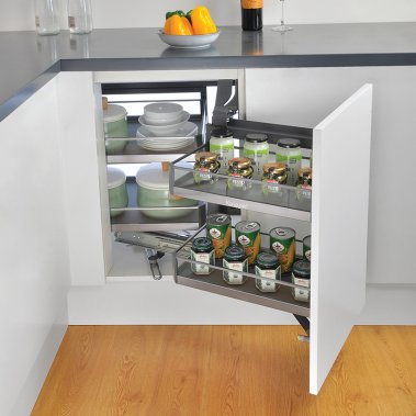 Kệ liên hoàn đáy đặc vách kính Grob (GVK-90L; GVK-90R)