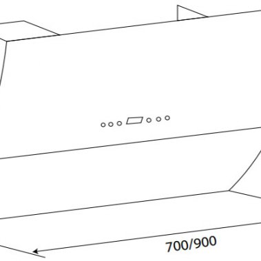 Máy hút mùi tự động dạng tivi KF-LUX-AT70H-BK/AT90H-BK