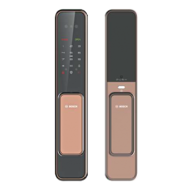 KHÓA CỬA VÂN TAY BOSCH EL 600F EU AMBER GOLD - MỞ CỬA KHUÔN MẶT