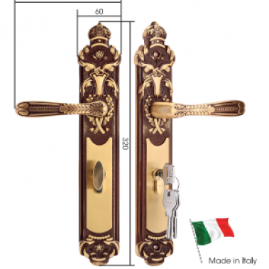 Khóa cửa chính CLK306 BRASS