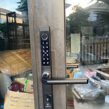 Khóa vân tay cửa nhôm xingfa Kassler KL-599CB (màu đen) - Chống nước