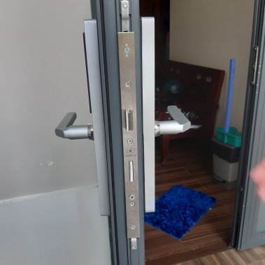 Khóa vân tay cửa nhôm xingfa Kassler KL-599CW (màu trắng) - Chống nước