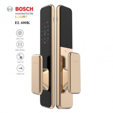 Khóa Cửa Vân Tay BOSCH EL 600 EU AMBER (Vàng đồng)