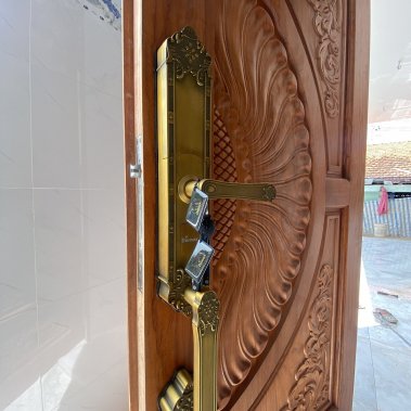 Khóa đại sảnh biệt thự vân tay Demax SL819 GB - App Wifi