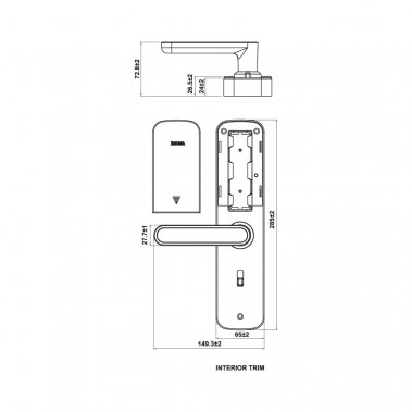 Khóa điện tử BAUMA BM600 912.20.393