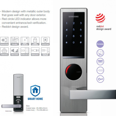 Khóa cửa điện tử SHS-H635 FMS/EN và SHS-H635 FBG/EN