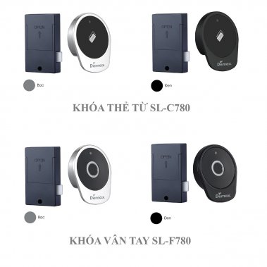 KHÓA THẺ TỪ - VÂN TAY DÙNG CHO TỦ NGĂN KÉO SL-C780 SL-F780