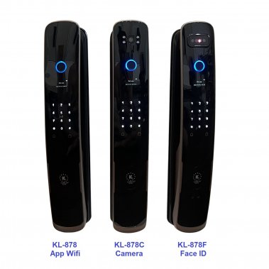 Khóa Vân Tay Kassler KL-878 Phiên bản App Wifi - Camera - Nhận diện khuôn mặt