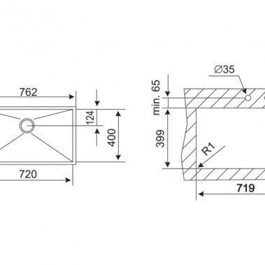 Chậu rửa chén Teka BE LINEA R0 72.40 40125220