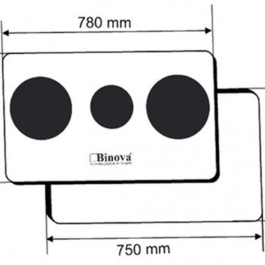 Bếp điện từ Binova BI-334-IC