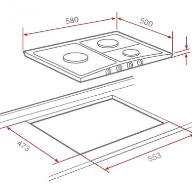 Bếp ga Teka EX 6 0.1 3G 40212020