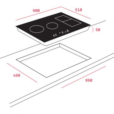 Bếp từ Teka IRF 9480 TFT TABLET 10210184
