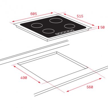 Bếp từ Teka IT 6350 iKNOB 10210183
