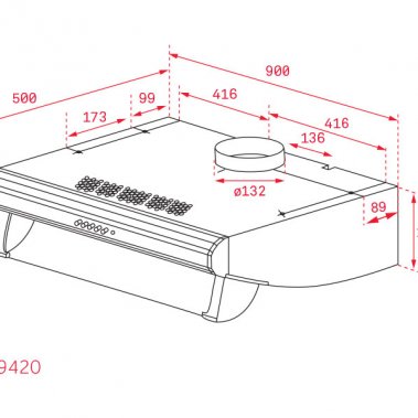 Máy hút mùi Teka C 9420 40466250