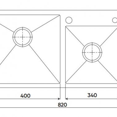 Chậu rửa INOX KF-HM8245L