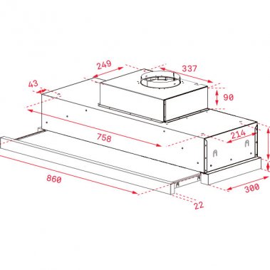 Máy hút mùi Teka CNL 9815 PLUS 40436860