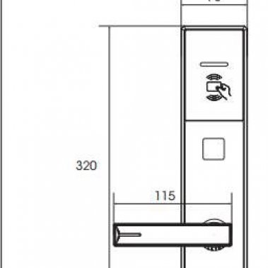 Khóa khách sạn DEMAX HSL606