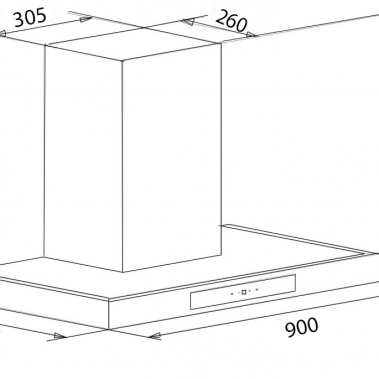 Máy hút mùi Chefs EH-R107E9