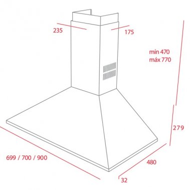 Máy hút mùi Teka DBB 90 40460440