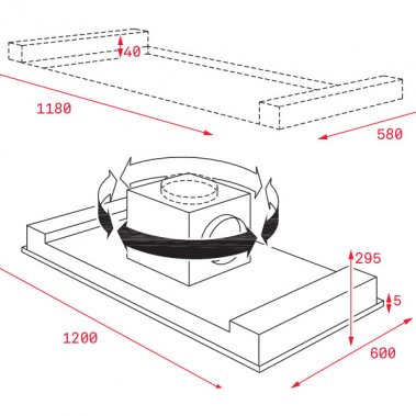 Máy hút mùi Teka DHT 1285 40484180