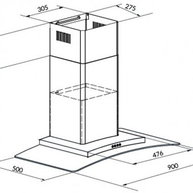 MÁY HÚT MÙI EUROSUN EH-90AF81S