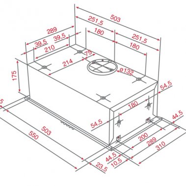 Máy hút mùi Teka GHF 55 40446700