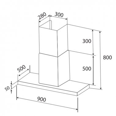  Máy Hút Mùi KAFF FL70RH