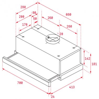Máy hút mùi Teka TL 7420 40474110