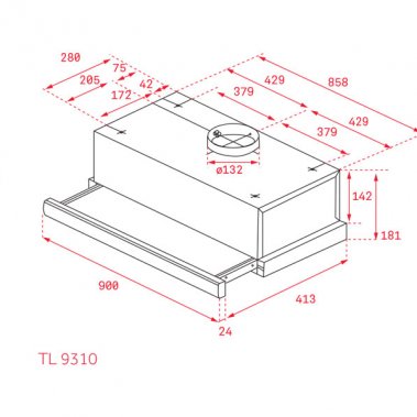 Máy hút mùi Teka TL 9310 40474390