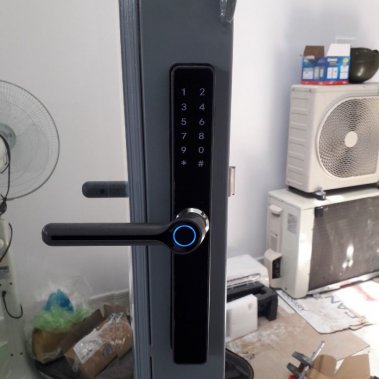 Khóa vân tay cửa nhôm xingfa Kassler KL-599 Black App