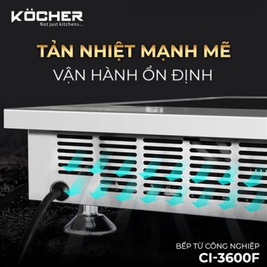 Bếp từ công nghiệp Kocher CI-3600F