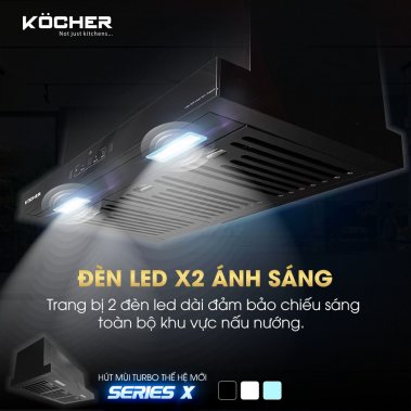 MÁY HÚT MÙI KOCHER TURBO SERIES X - X350T