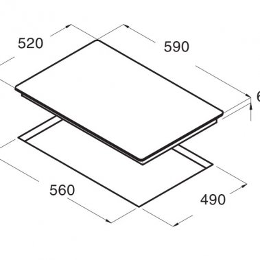 Bếp điện Cata TN 604/A 08040010