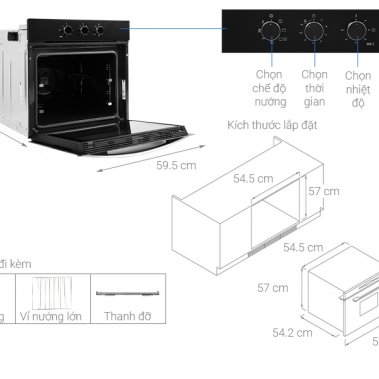 Lò nướng Teka HBB 610 BK 41560331