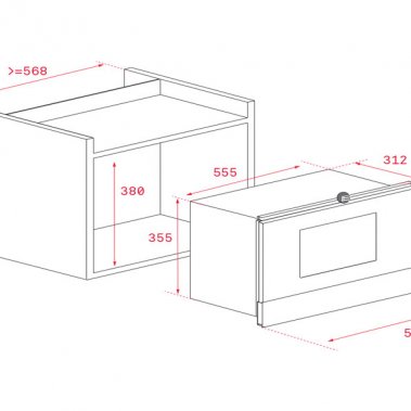 Lò vi sóng kết hợp nướng Teka M L 822 BIS L White 40584302