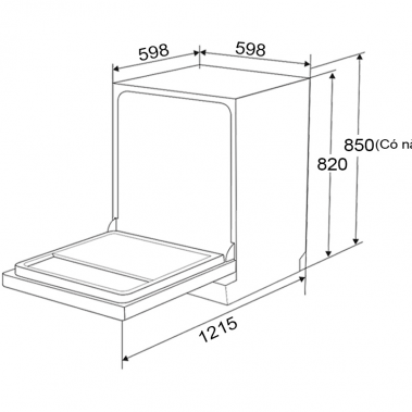 Máy rửa chén Kaff KF-T35HEMERA