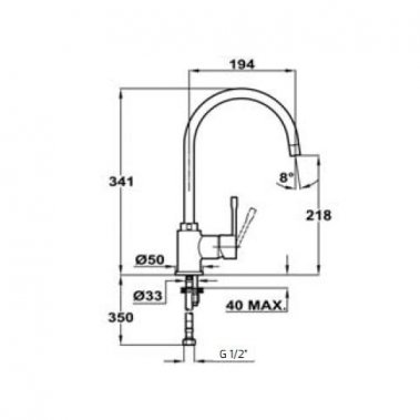 Vòi rửa Teka ARES 239150210