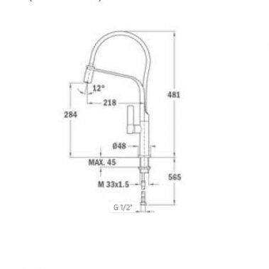 Vòi rửa Teka FORMENTERA 997 62997021FN