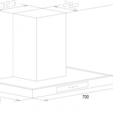 Máy hút mùi Chefs EH-R107E7G